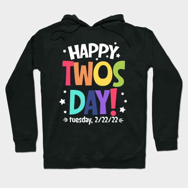 Happy 2/22/22 Twosday Tuesday February 22nd 2022 Numerology Hoodie by ZimBom Designer